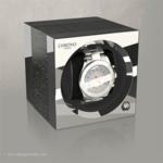 Кутия за самонавиващи се часовници Chronovision One - Argento Silk / Chrome 